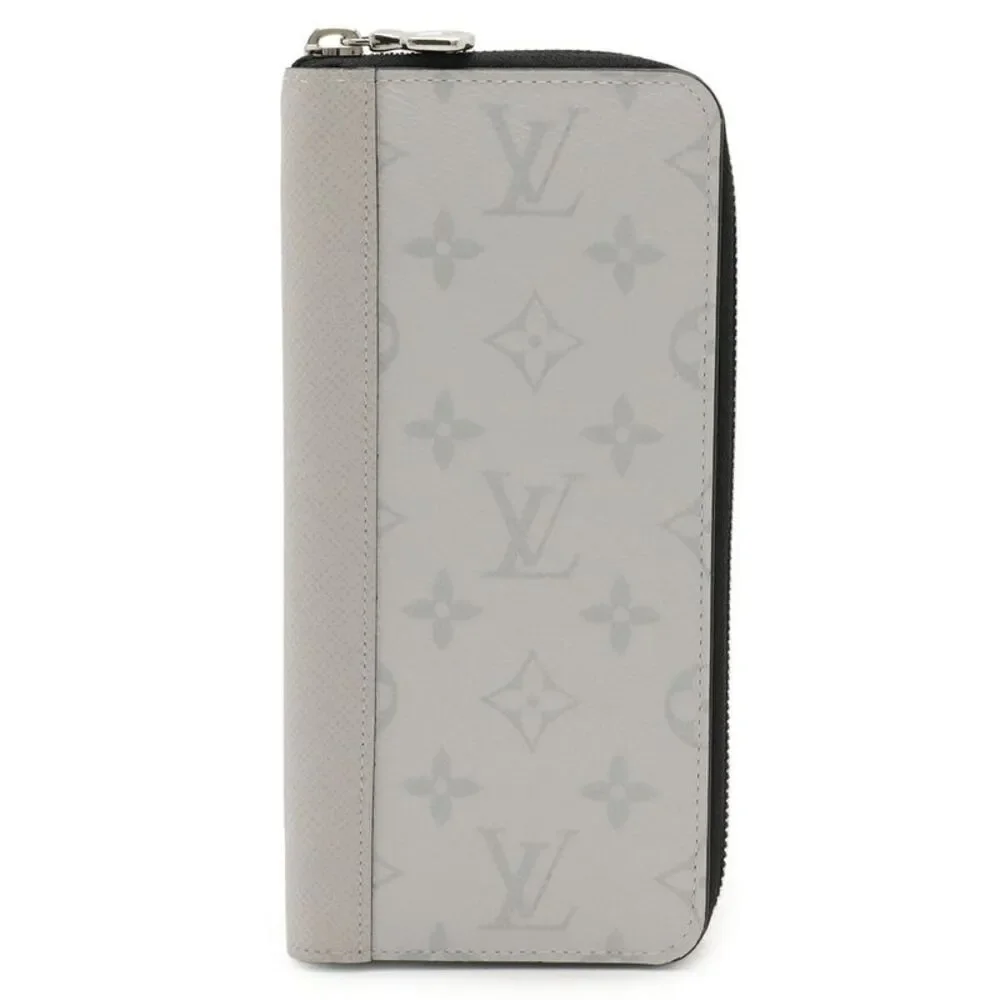 Louis Vuitton Zippy Wallet Vertical Monogram Taiga Long Wallet